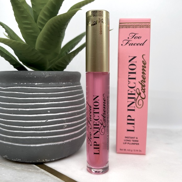 $19β€οΈβπ₯ Too Faced Lip Injection Extreme Bubble Gum Bubblegum Lip Plumper Gloss